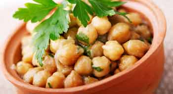 Plato fr�o de garbanzos