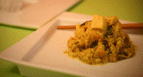 Arroz Basmati con salsa de curry