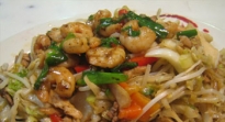 Chop suey de gambas (China)