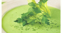 Crema de aguacates y pepino