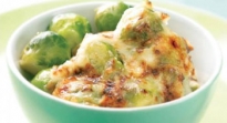 Gratinado de coles de Bruselas con salsa mornay