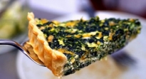 Quiche de salmón y espinacas